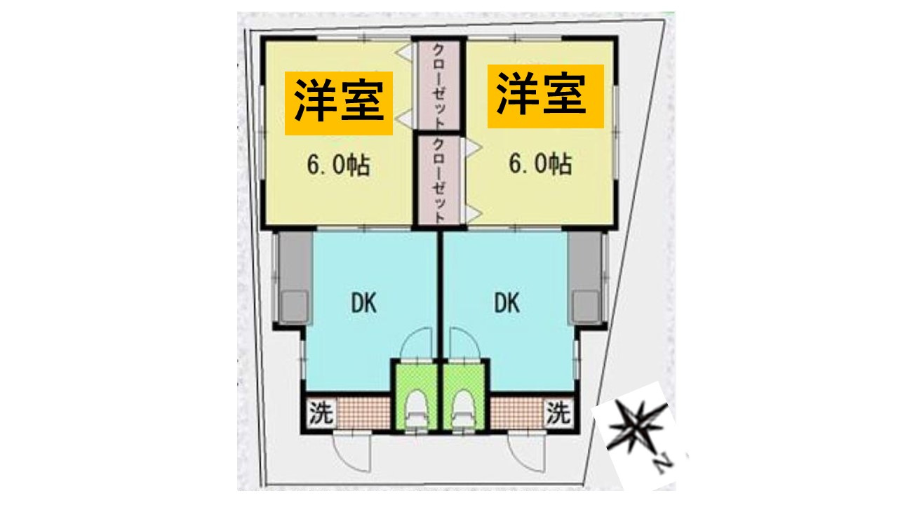 東京都江戸川区南小岩5丁目　一棟マンション　満室稼働中の間取り