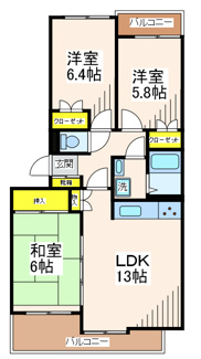【間取り】 | ウィステリア緑ヶ丘
