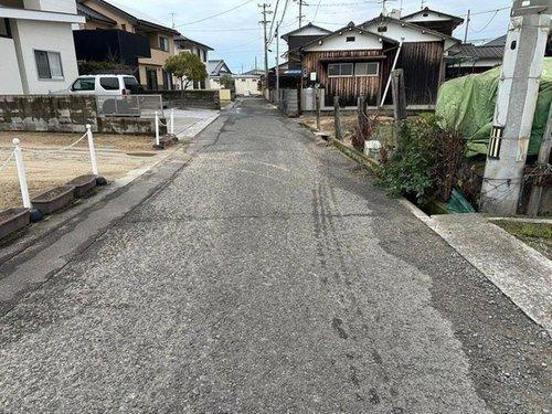 田の上４丁目　売土地の前面道路含む現地写真|前面道路含む現地写真