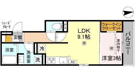 アザレア深江橋の間取り