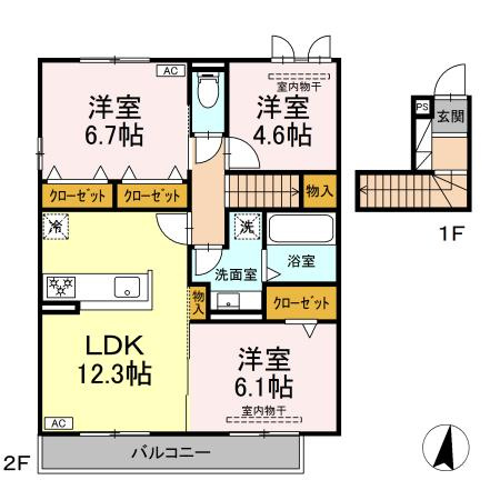 エコールの間取り