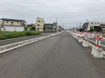 【前面道路含む現地写真】 | 所沢市久米3期全2棟