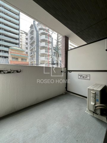 オーパスグラン谷町のバルコニー