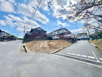【前面道路含む現地写真】 | 栗東市小野　土地　注文住宅　建築条件なし