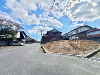 【前面道路含む現地写真】 | 栗東市小野　土地　注文住宅　建築条件なし