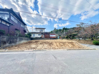 【前面道路含む現地写真】 | 栗東市小野　土地　注文住宅　建築条件なし
