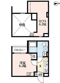 大阪市生野区新今里7丁目　１棟収益アパート　投資・収益物件の間取り