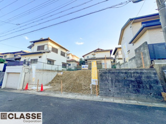 【前面道路含む現地写真】 | 宇治市琵琶台1丁目　売土地　建築条件無し