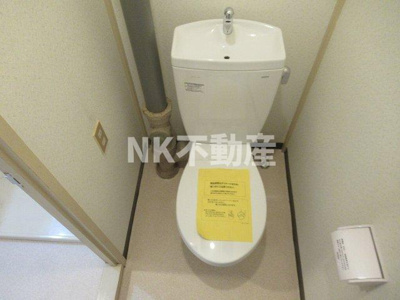 【トイレ】 | 西岩崎コーポ（河内花園賃貸） | 落ち着いたトイレです