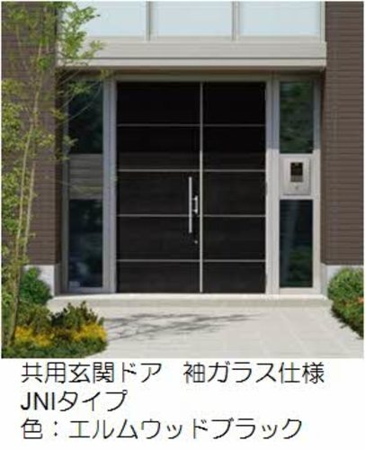 熊本市東区保田窪４丁目の賃貸マンションのエントランス