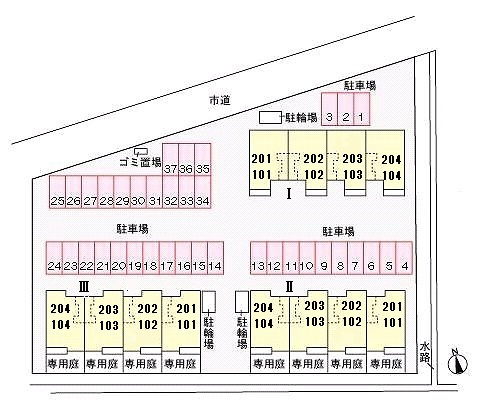 アルカンシェルⅠの区画図
