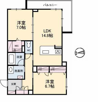 【間取り】 | ベレオ杏樹