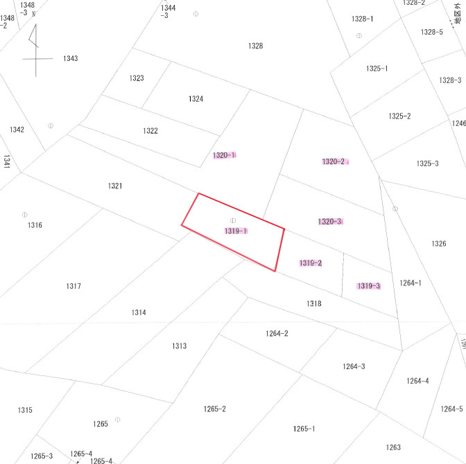 キャンプ・キンザー（牧港補給地区）軍用地の土地図