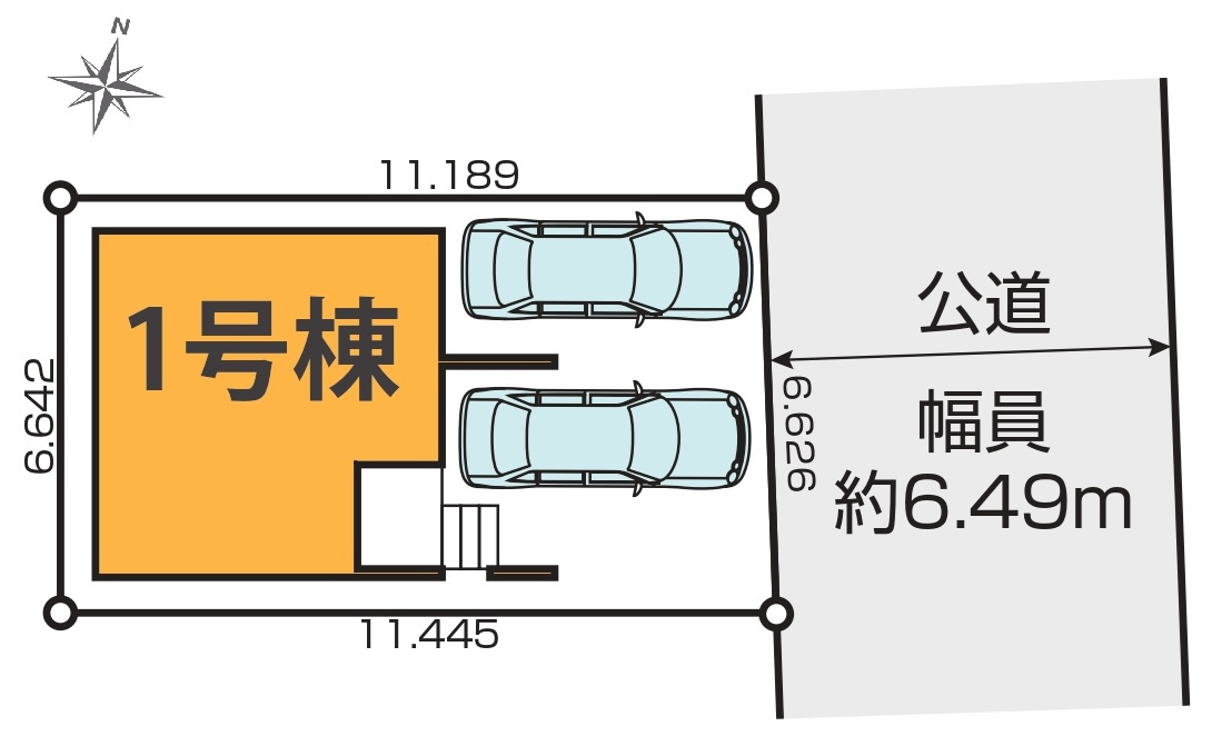 ケイアイスタイル名古屋市天白区原2期　全1棟　新築戸建の区画図