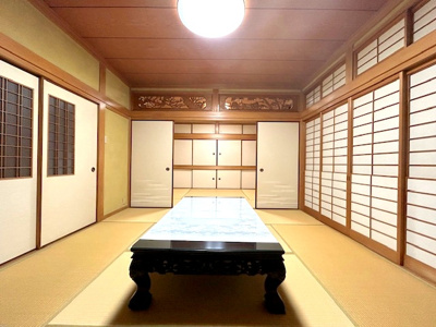【和室】 | 枚方市西禁野１丁目戸建 | 襖を開ければ大広間に大変身！！