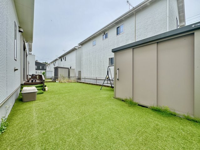 古河市坂間中古戸建の庭