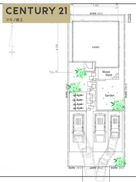 岐阜市次木Aの外観|プラン例となります♪