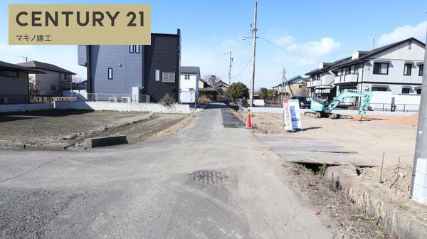 岐阜市次木Aの前面道路含む現地写真