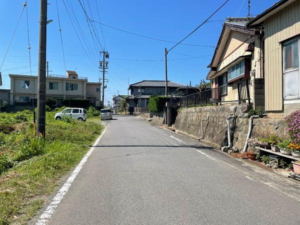 幸田町深溝・土地の前面道路含む現地写真