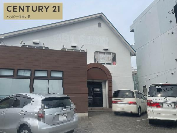 岡崎市六名３丁目の売地の前面道路含む現地写真