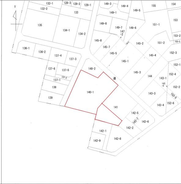 岡崎市稲熊町5丁目・住宅用地のその他|現地案内図です。