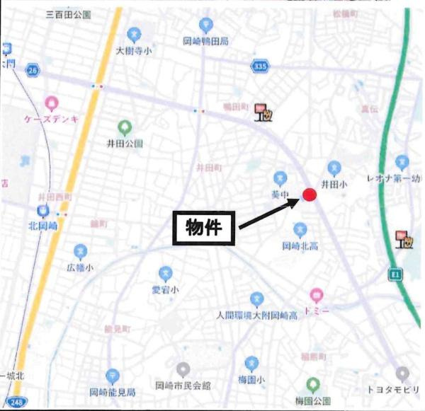 岡崎市伊賀新町の売地のその他