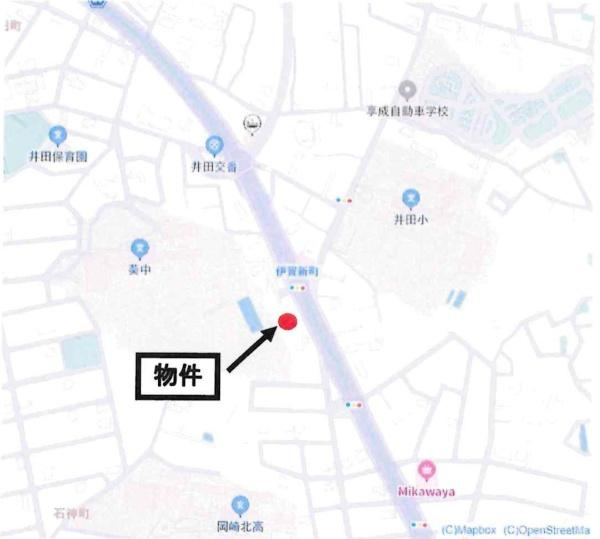 岡崎市伊賀新町の売地のその他