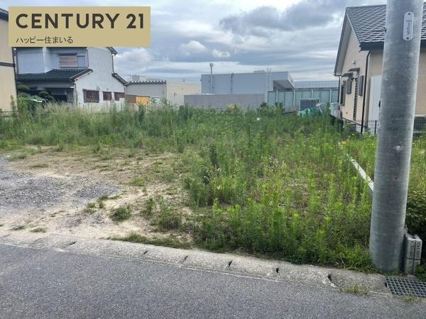 岡崎市舳越町字朝倉の売地の外観