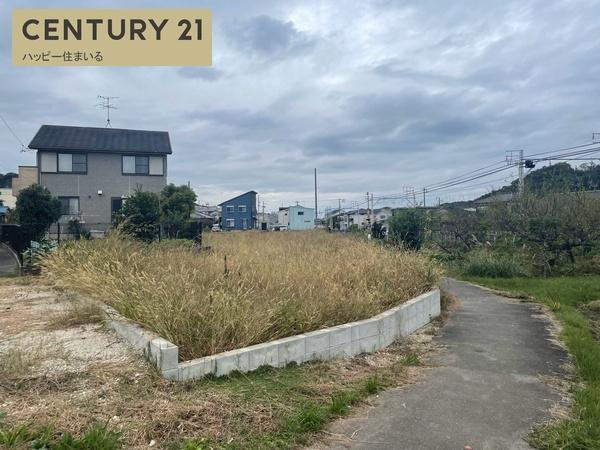 岡崎市藤川町字石丸の売地の前面道路含む現地写真