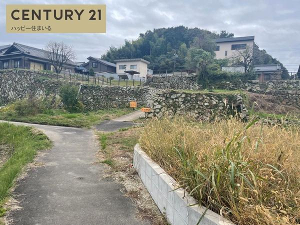 岡崎市藤川町字石丸の売地の前面道路含む現地写真