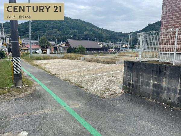 岡崎市藤川町字石丸の売地の前面道路含む現地写真