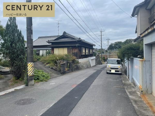 岡崎市細川町字山ノ神の売地の前面道路含む現地写真