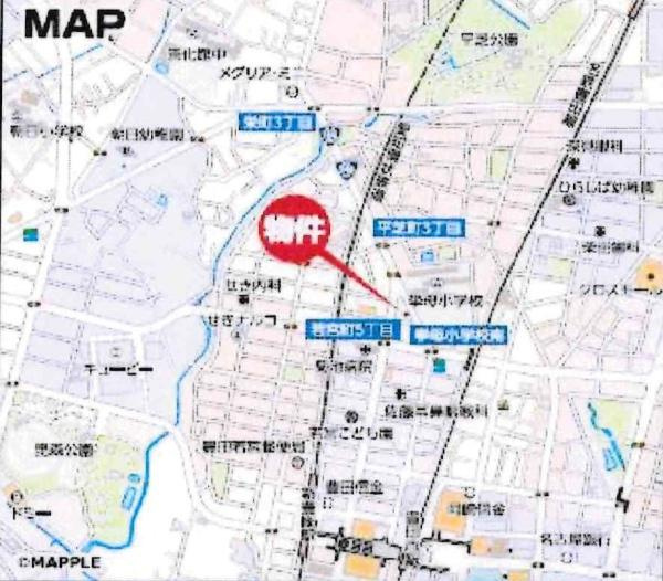 豊田市栄町7丁目　全1棟・1号棟のその他|交通アクセス図です。