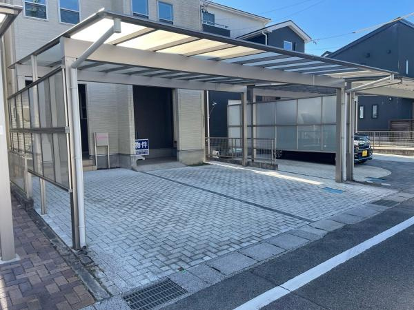 岡崎市河原町・中古戸建の駐車場|広々２台駐車できます！