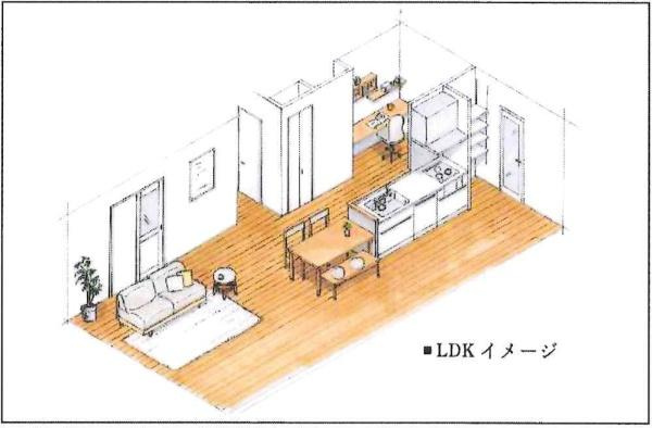 西尾市今川町浅間　全5棟・C棟の内観：施工例|施工例