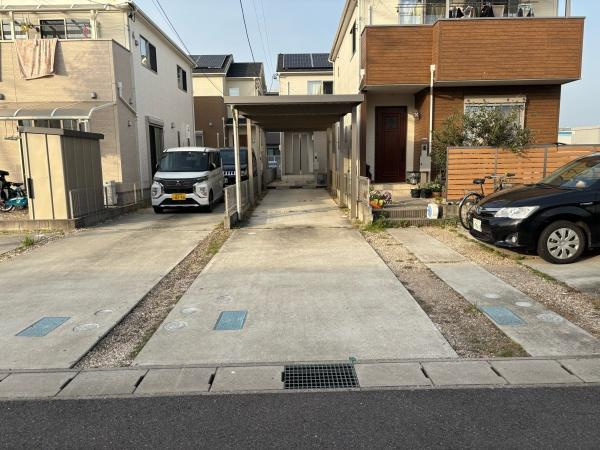 岡崎市大和町鳥ヶ城・中古戸建の駐車場|２台駐車できます！