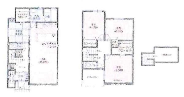 タマタウン安城福釜町　全4棟・1号棟の間取り|間取り図です
