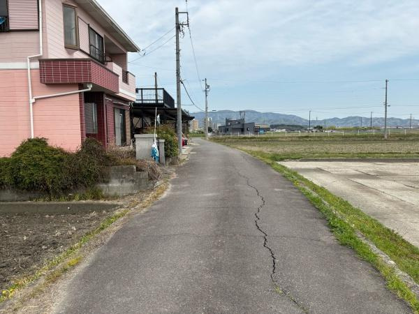 岡崎市福岡町中西野・中古戸建の前面道路含む現地写真|前面道路です。