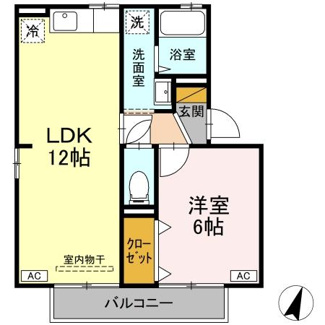 【間取り】 | リブェールＡ
