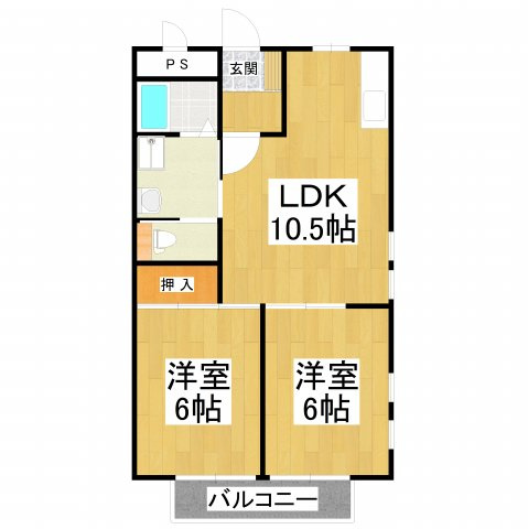 【間取り】 | サマックスYUIハイツ