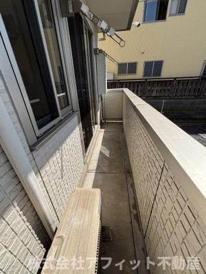 【バルコニー】 | グレイスコート手城 | 西向き