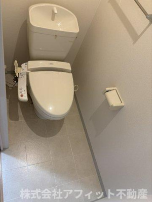 【トイレ】 | グレイスコート手城 | 温水洗浄暖房便座