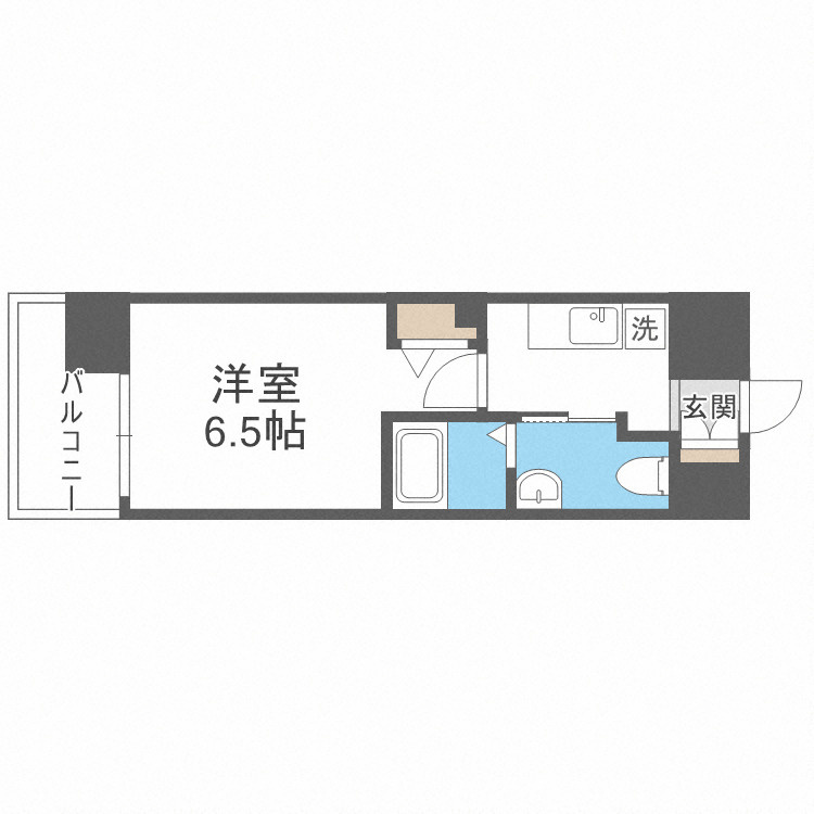 アスリート本町リバーウエストの間取り