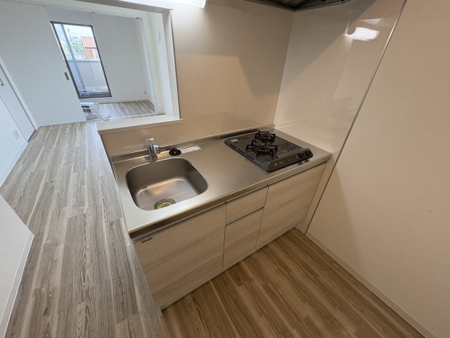 明石市大久保町西脇のアパートのキッチン