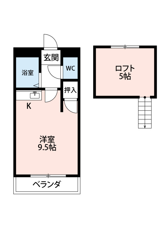 コーポイーストA　　刈谷市近郊の賃貸ならクラスホーム刈谷の間取り