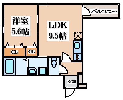 【間取り】 | フジパレス瓜生堂Ⅰ番館