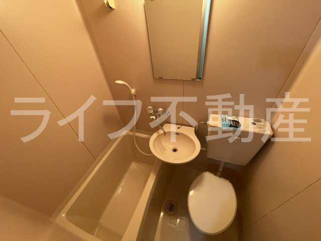 藤井マンション岩田の浴室|ゆったり過ごせるお風呂です