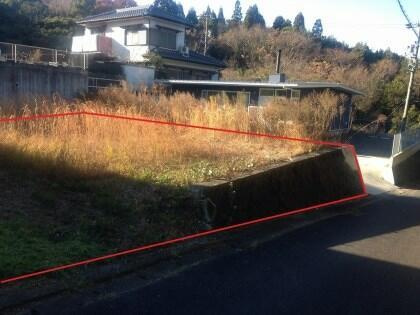 売地　豊川市御津町豊沢久蔵の前面道路含む現地写真|前面道路