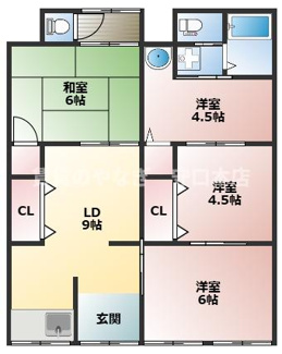 【間取り】 | 大久保町１丁目文化