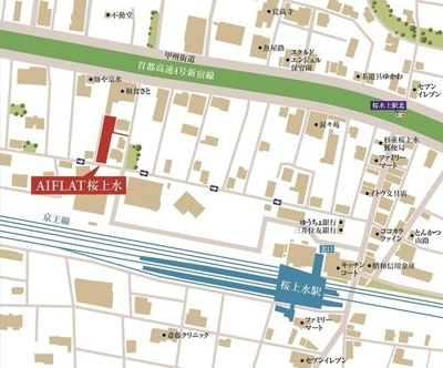 【地図】 | AIFLAT桜上水